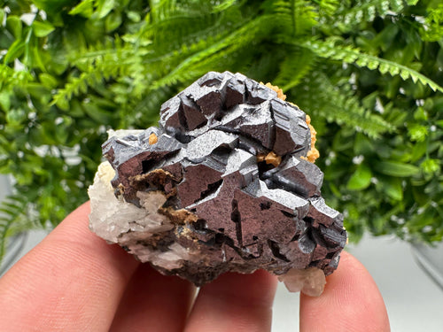 Amazing Galena spinel law on Quartz whit Siderite,from Krushev dol mine,Bulgaria,natural,collection mineral specimen,home decor crystal,souv
