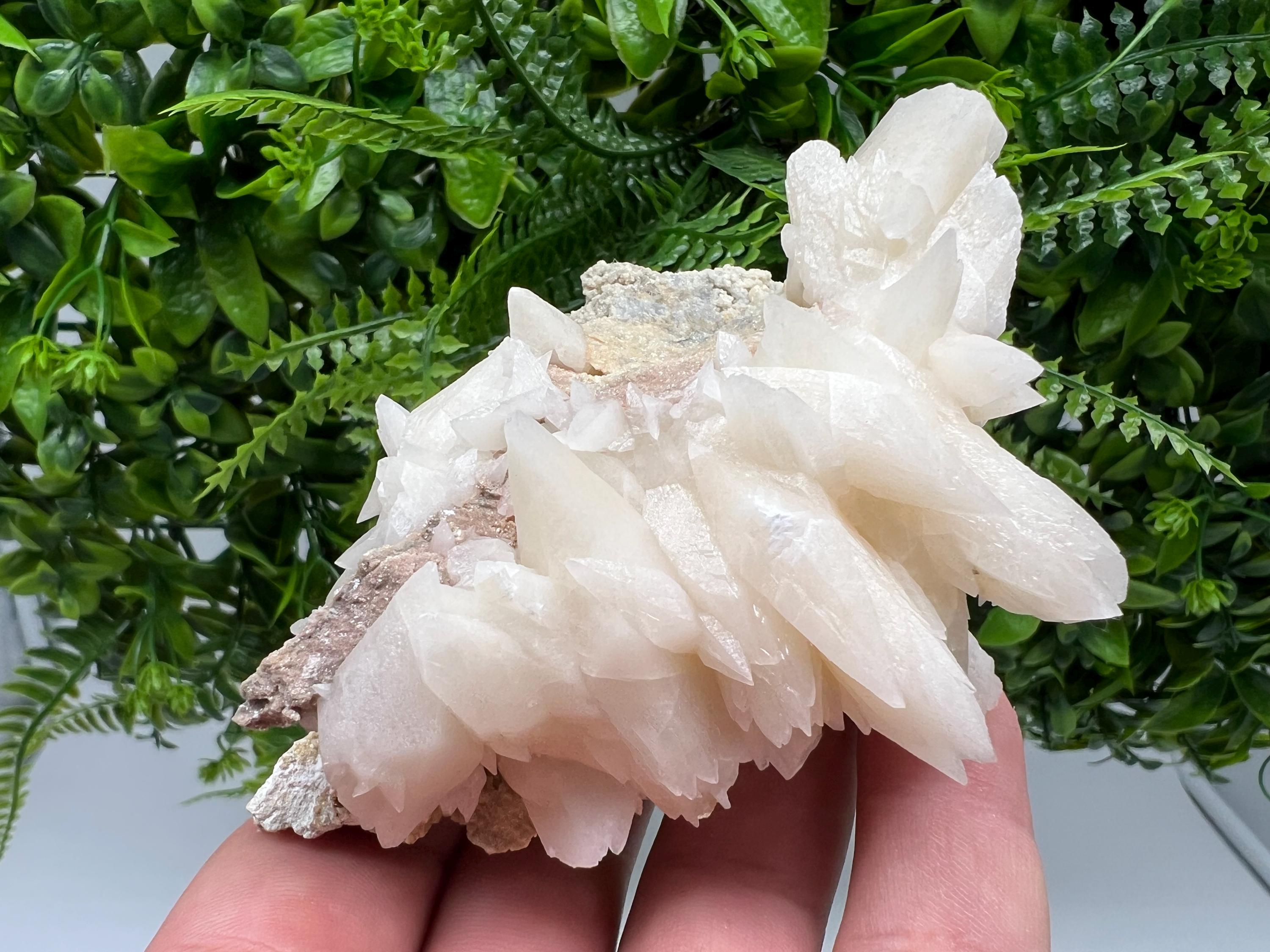 Calcite on Aragonite: Djurcovo Mine, Bulgaria Healing Crystal