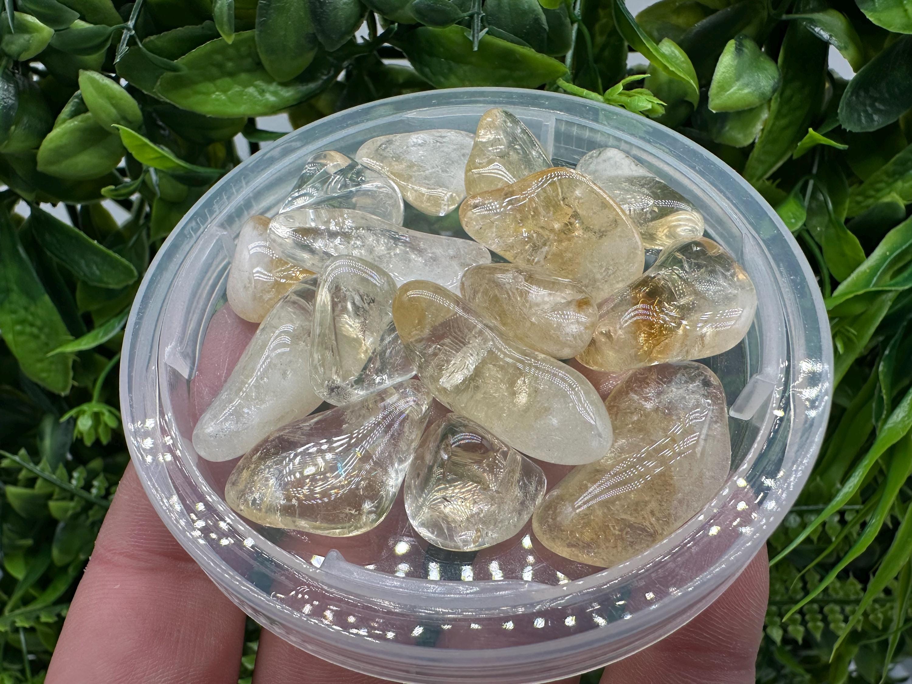 Citrine Tumbled Stone: Healing Crystal Gemstone