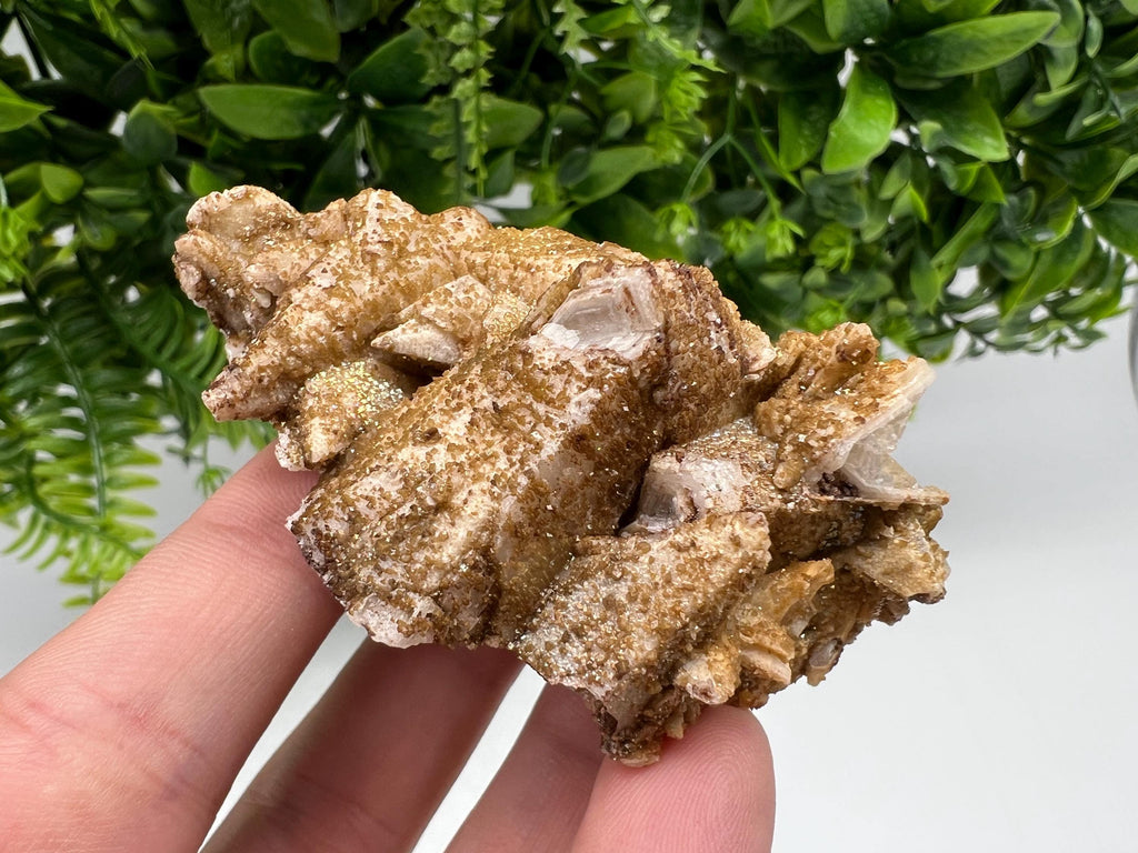 Stunning Brown Rhodochrosite on Calcite,Chalcedony,from Djurcovo mine,Bulgaria,natural collection mineral specimen,home decor crystal,gift