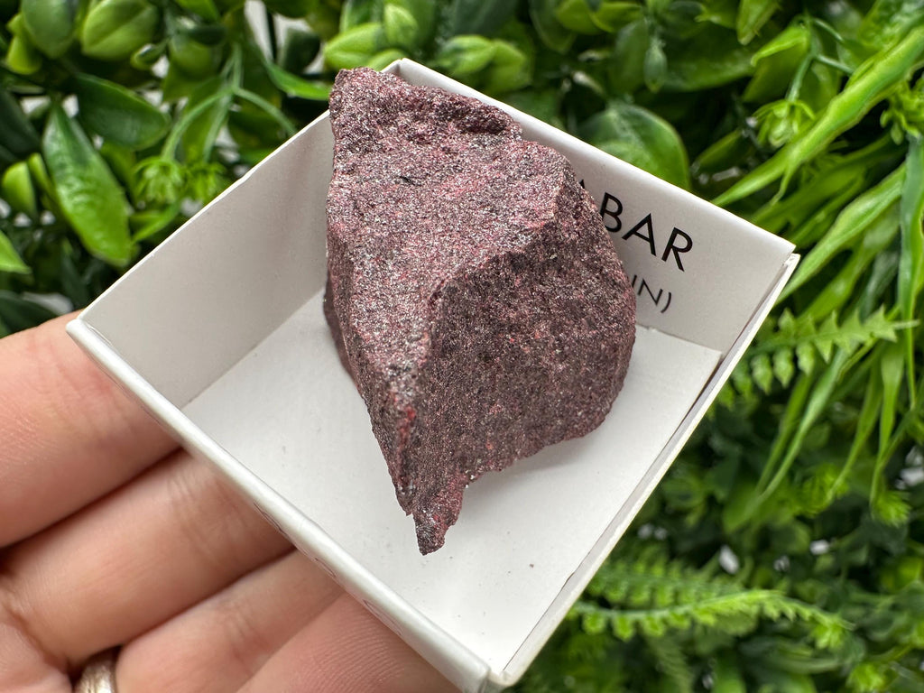 Red Cinnabar Crystal Specimen: Almaden Mines, Spain - Chakra Stone