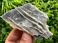 Blue Chalcedony Quartz with Chlorite Inclusions, Bulgaria Crystal Decor