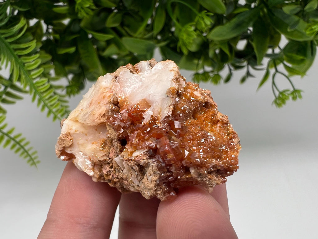 Red Vanadinite on Barite from Marocco,crystal minerals Speciment cluster Vanadinite crystal Vanadinite Geology Vanadinite cluster minerals