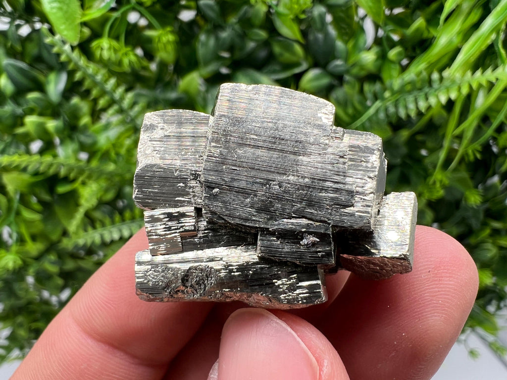 Rainbow Pyrite Hematite Cluster: Borieva Mine, Bulgaria