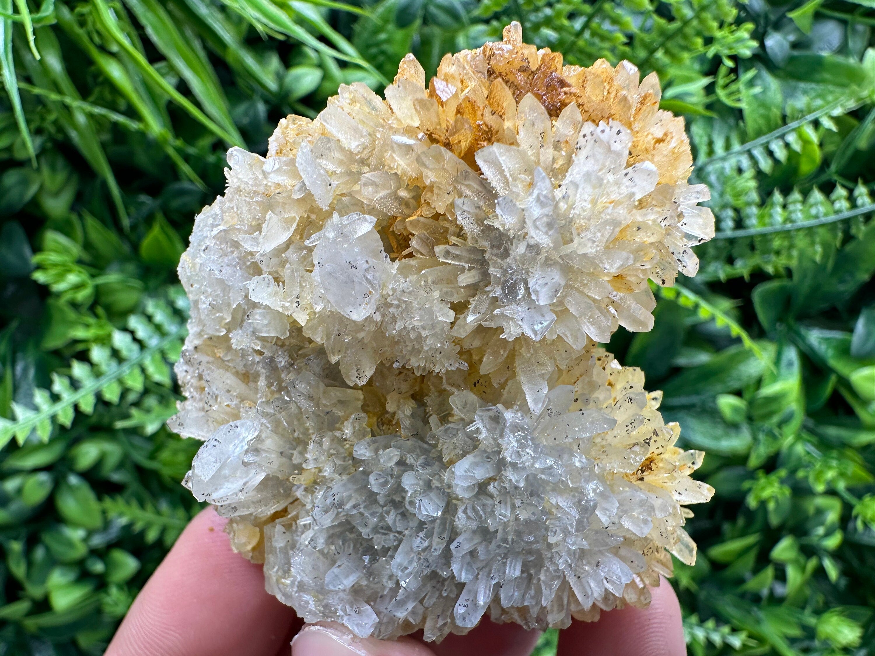 Quartz Cluster with Mineral Inclusions, Bulgaria Crystal Collection
