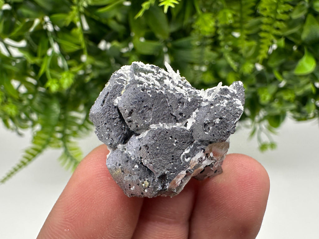 Skeletal Galena on Quartz, Bulgaria Mineral Specimen