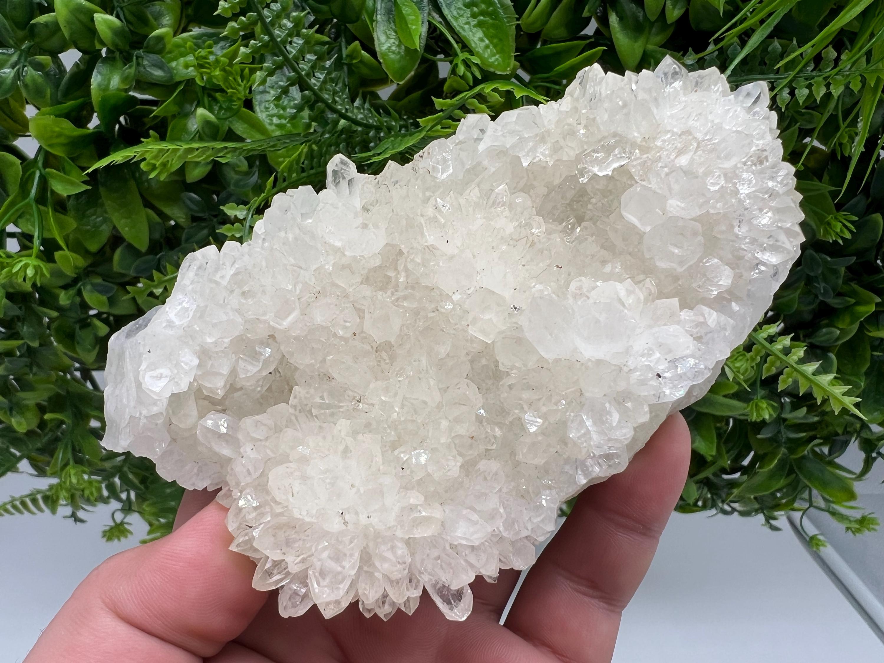 Limonite Quartz Cluster with Natural Mineral Inclusions, Bulgaria