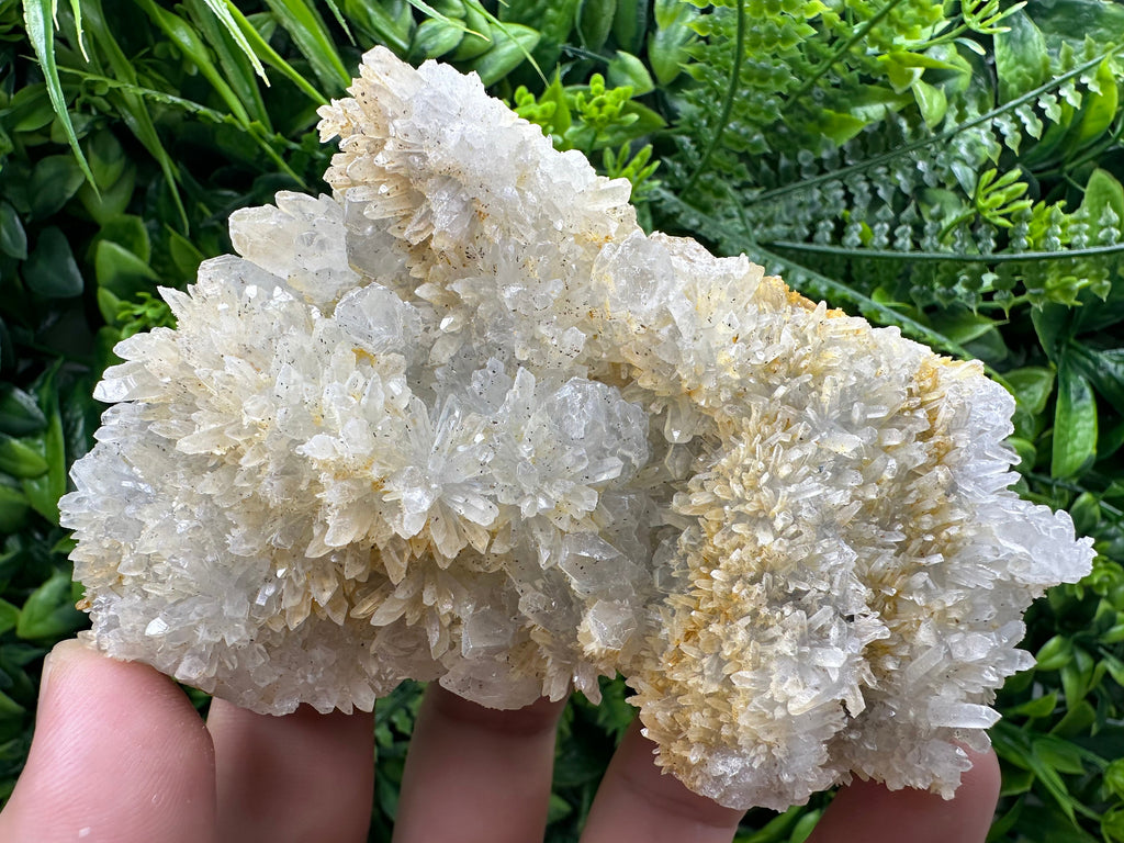 Quartz with Limonite, Iron Oxide Mineral Specimen