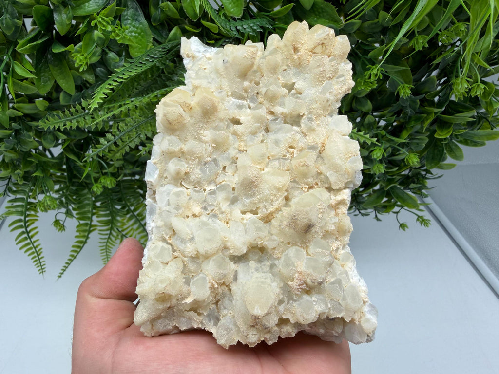 Milky Quartz Calcite Specimen, Borieva Mine Bulgaria, Home Decor Stone