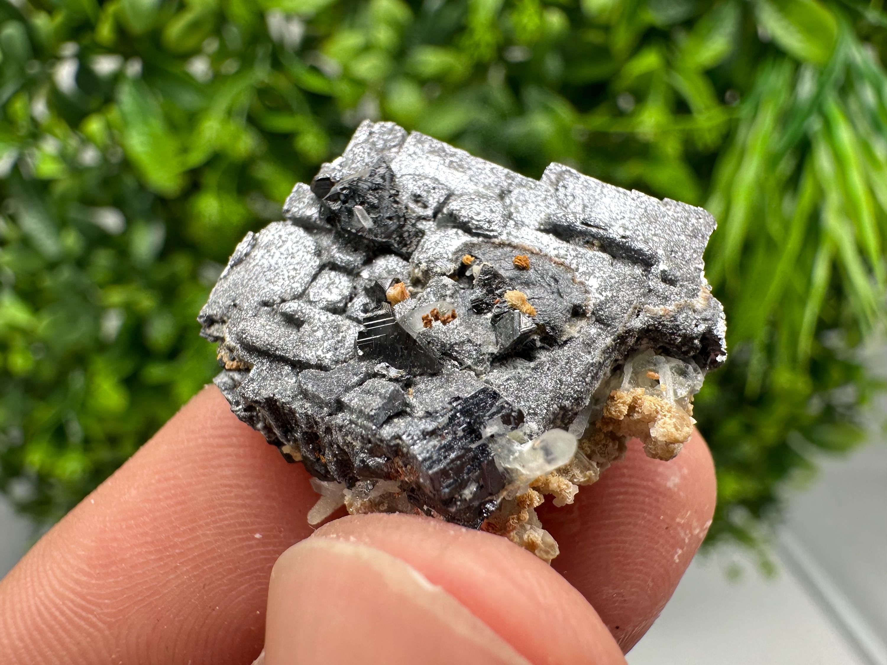 Shiny Galena Cluster: Borieva Mine, Bulgaria - Natural Mineral Stone