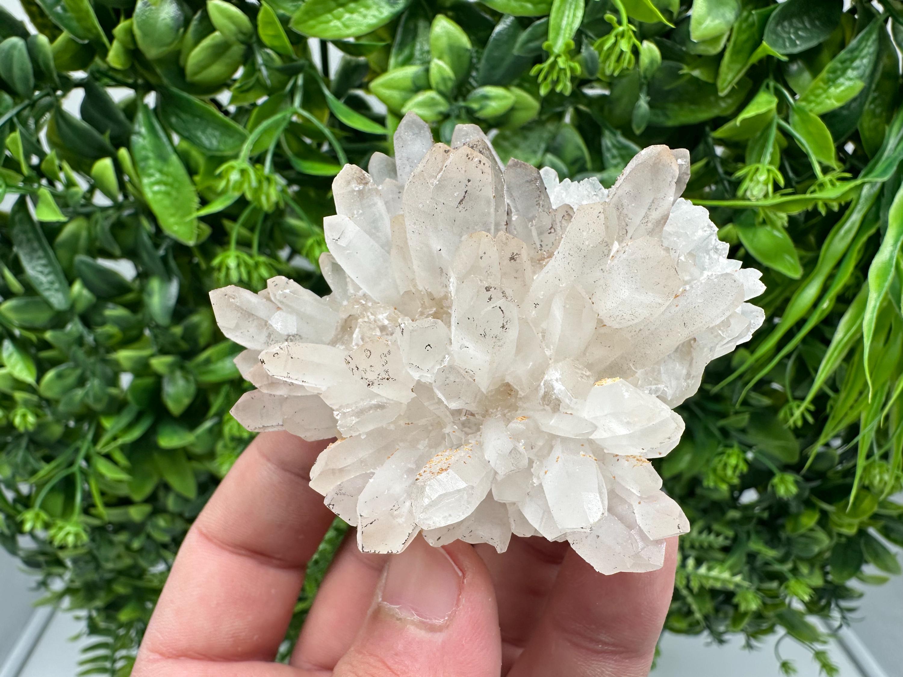 Transparent Quartz whit Siderite 9th September mine Bulgaria natural minerals souvenir crystal stone gift minerals collection rock