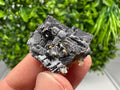 Shiny Galena Cluster: Borieva Mine, Bulgaria - Natural Mineral Stone
