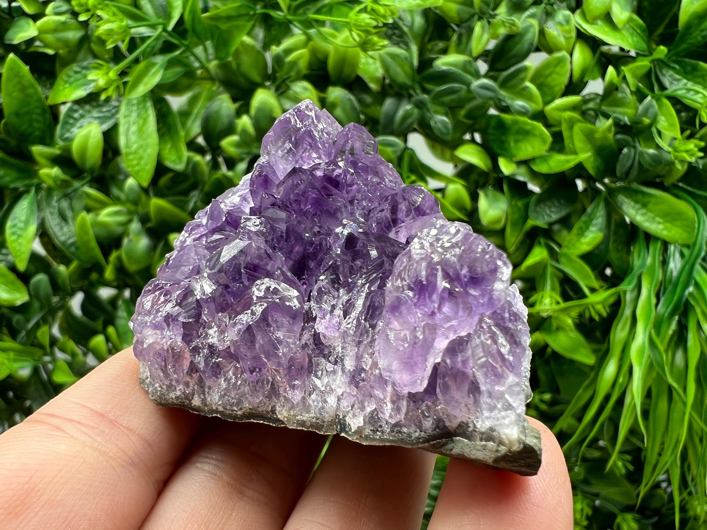 Purple Amethyst Crystal from Uruguay: Home Decor, Energy Healing