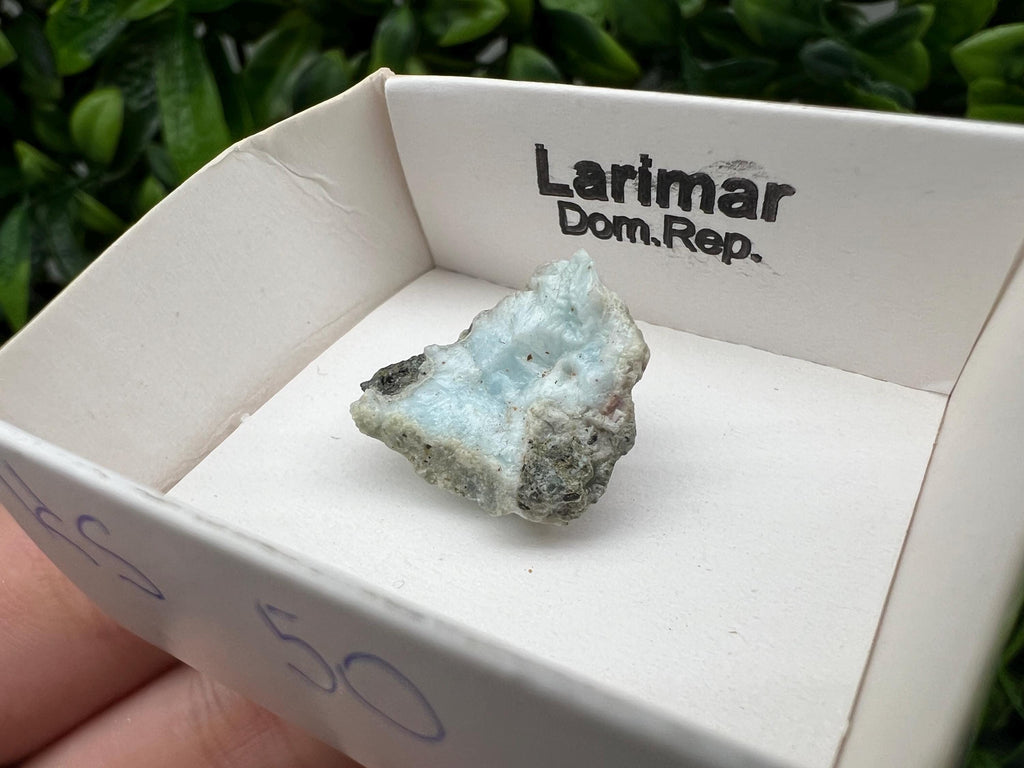Rare Raw Larimar Crystal Mineral Specimen, Dominican Republic