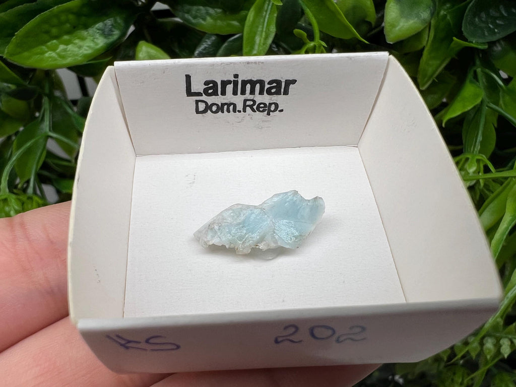 Rare Raw Larimar Crystal Specimen, Dominican Republic Mineral