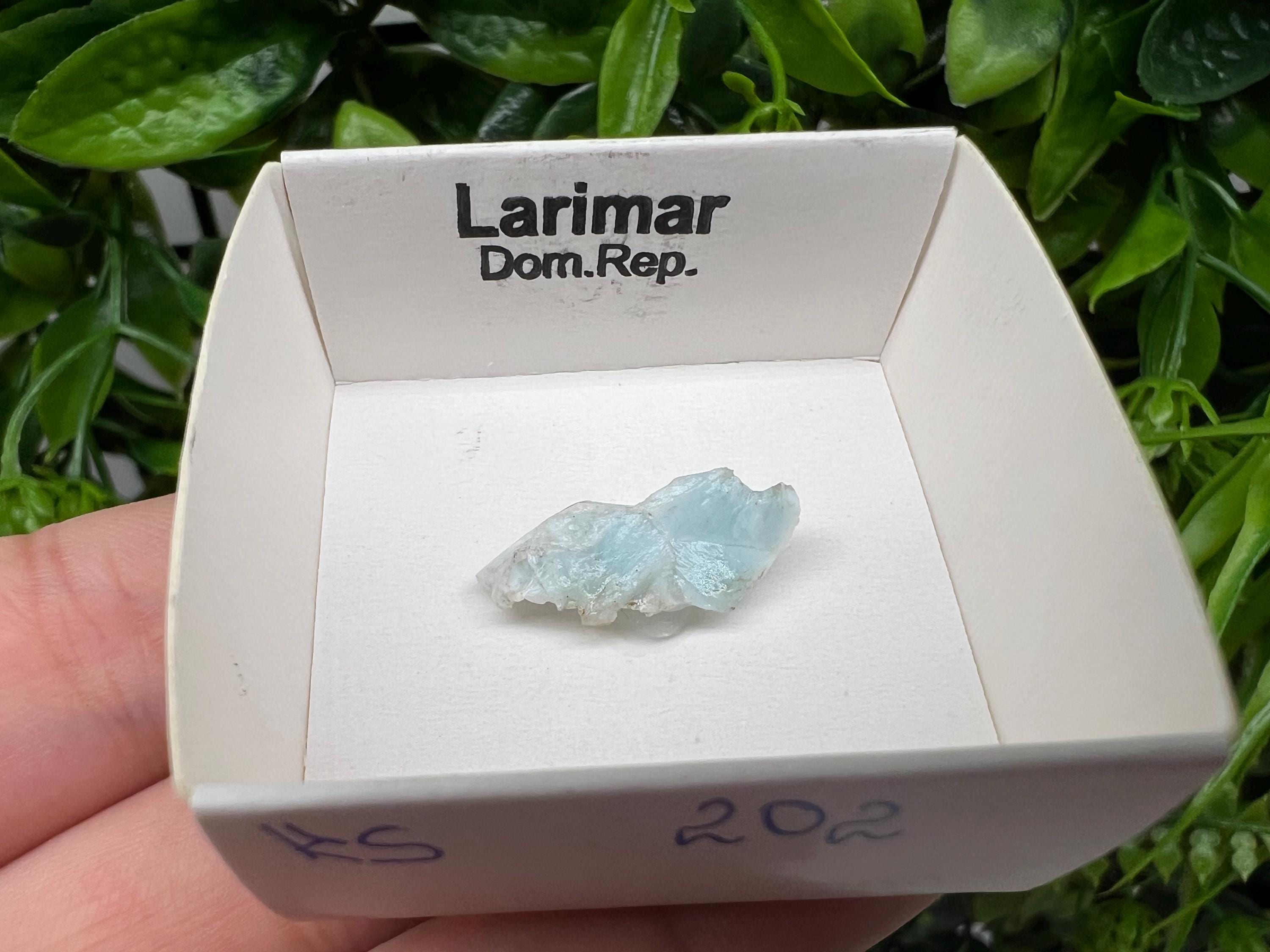Rare Raw Larimar Crystal Specimen, Dominican Republic Mineral