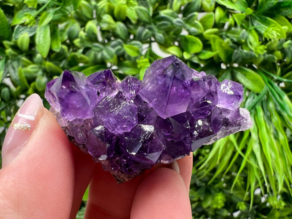 Uruguay Amethyst Crystal: Purple Quartz Home Decor, Energy Stone