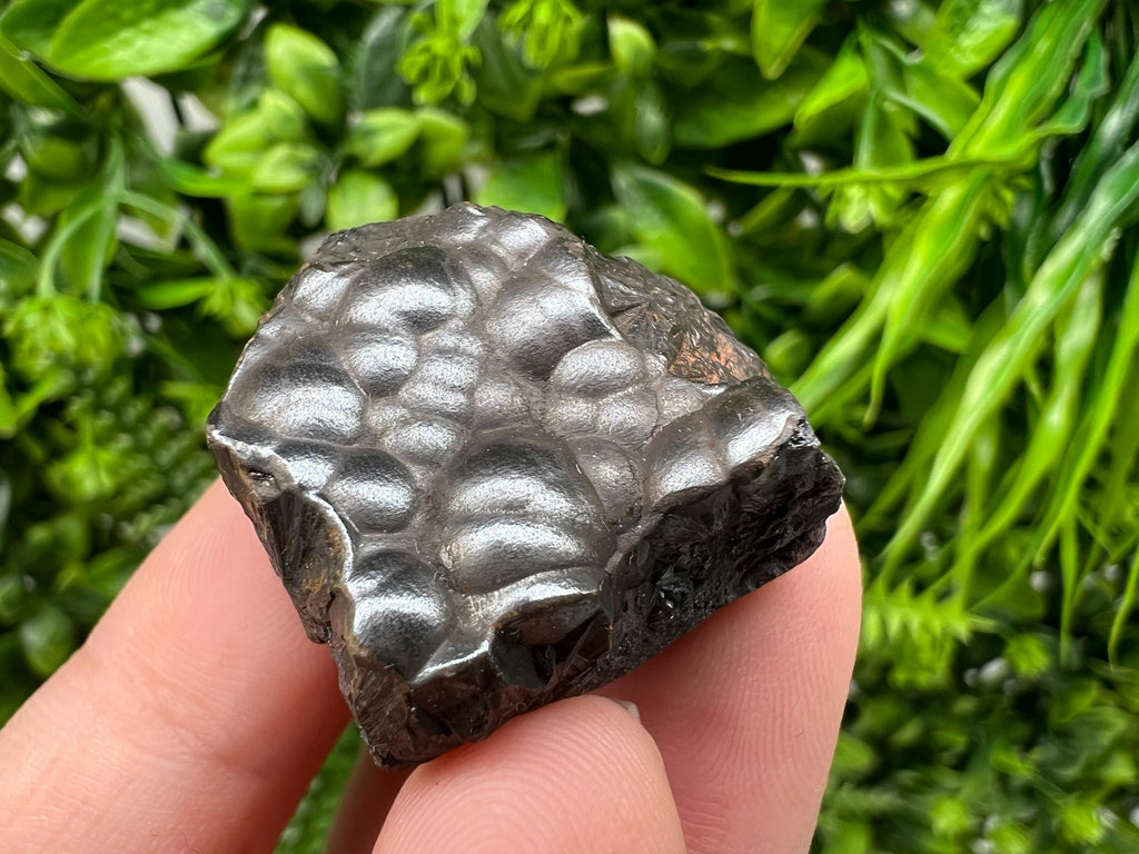 Botryoidal Black Hematite Specimen: Moroccan Crystal, Reiki Chakra Stone