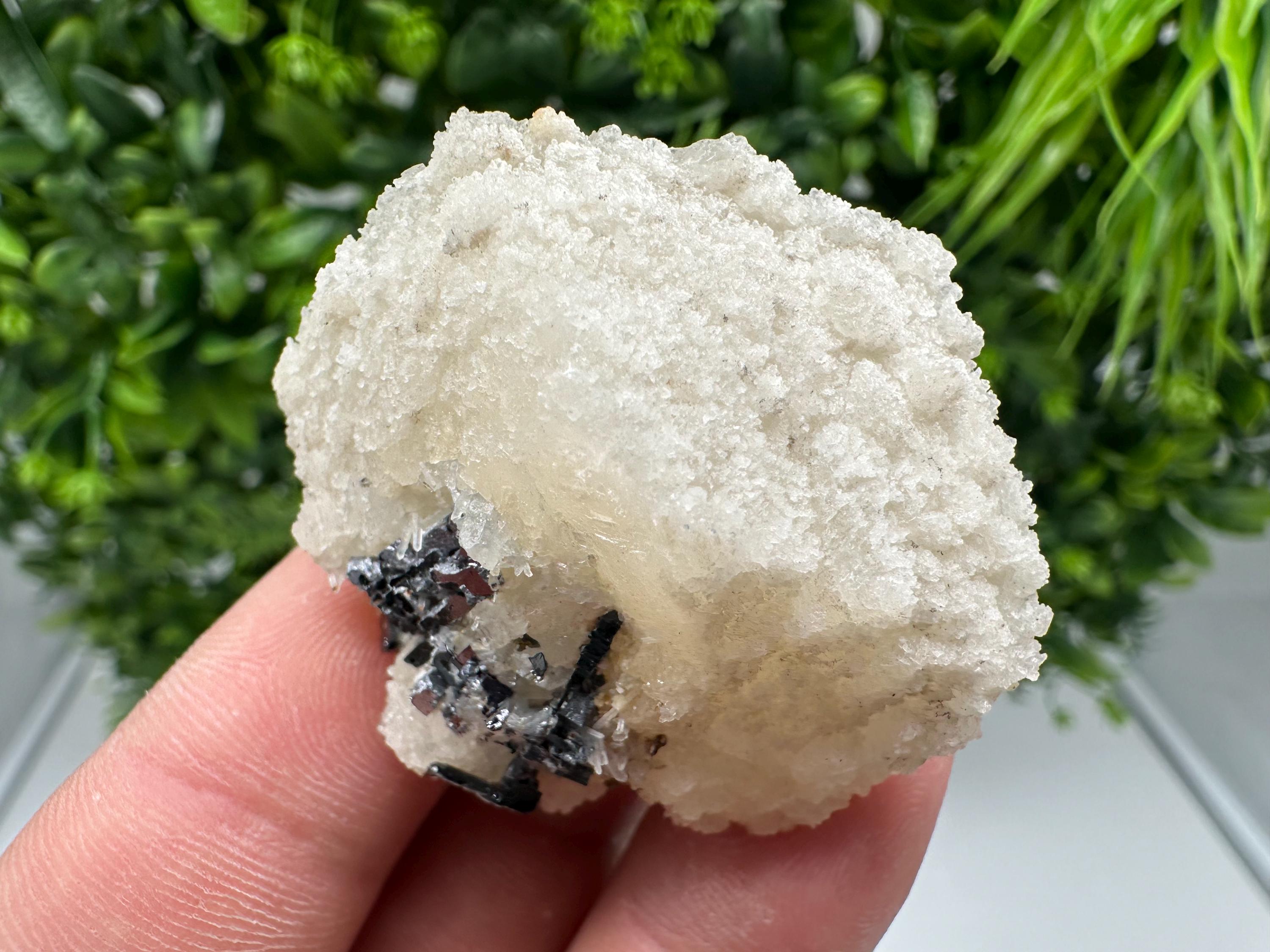 Bulgarian Calcite Cluster on Matrix: Natural Mineral Souvenir
