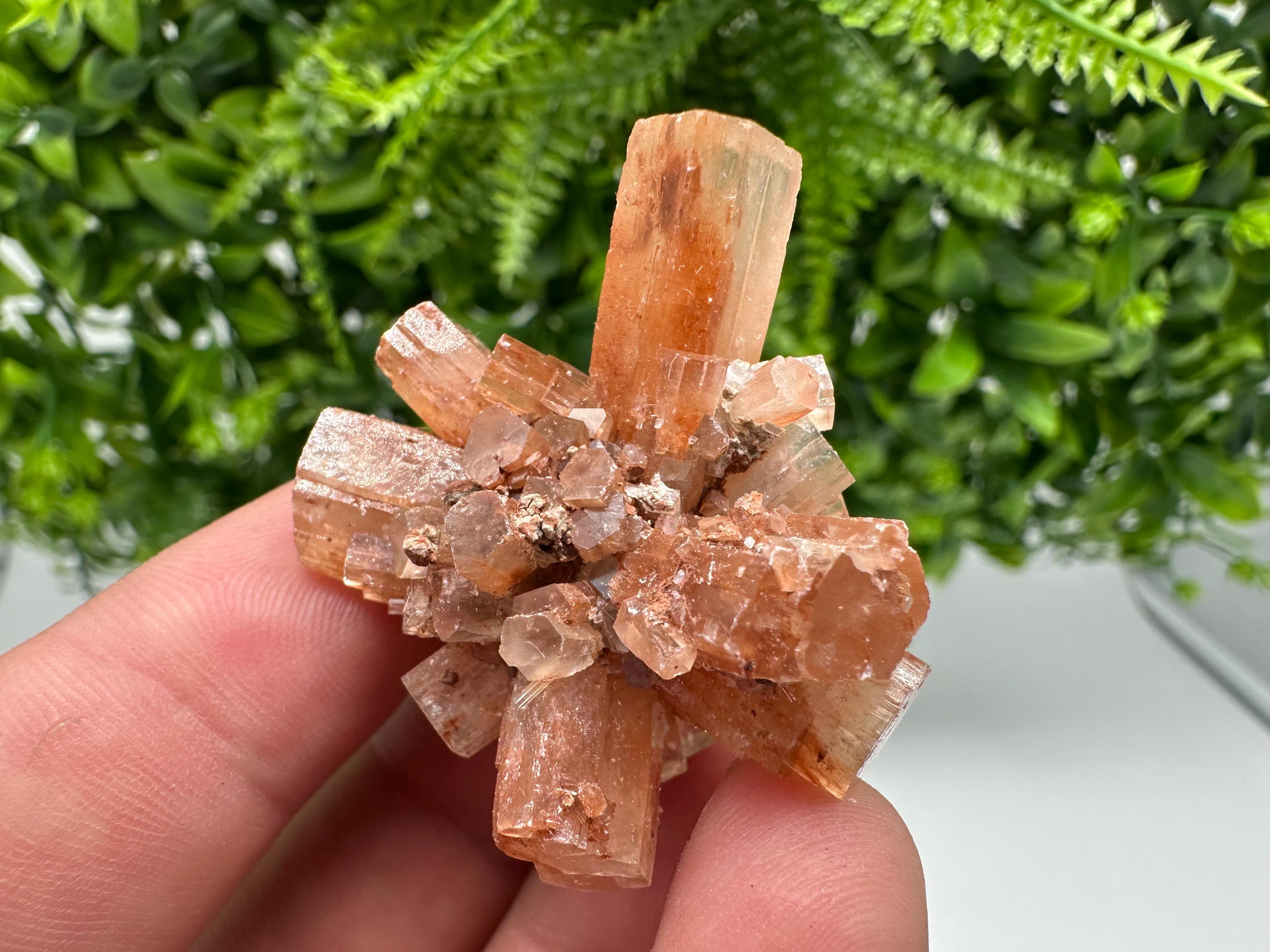 Moroccan Aragonite Sputnik Crystal Cluster: Raw Stone Decor
