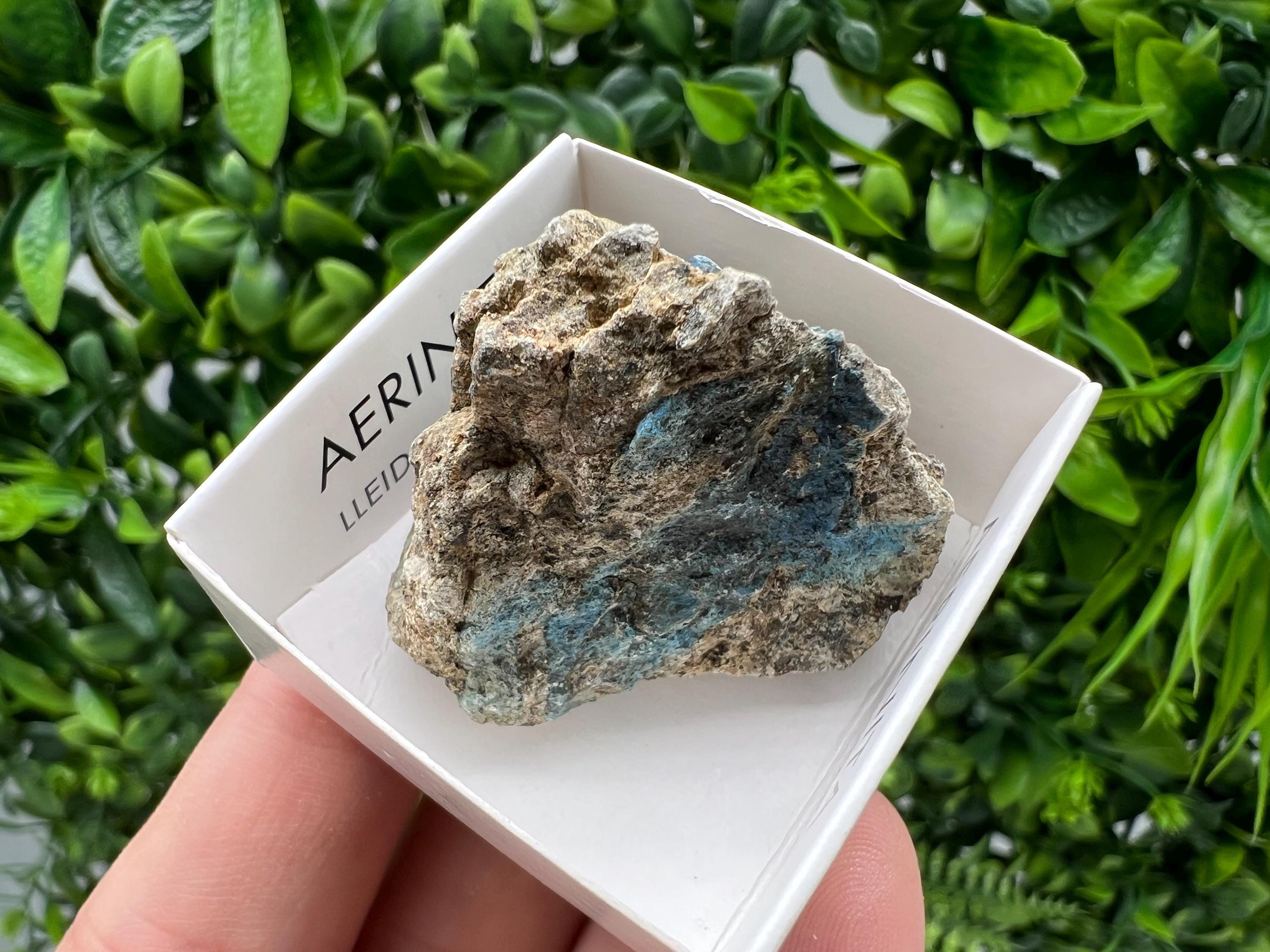 Rare Raw Aerinite Mineral Specimen: Collection Crystal from Lleida, Spain (3.5/3 CM)