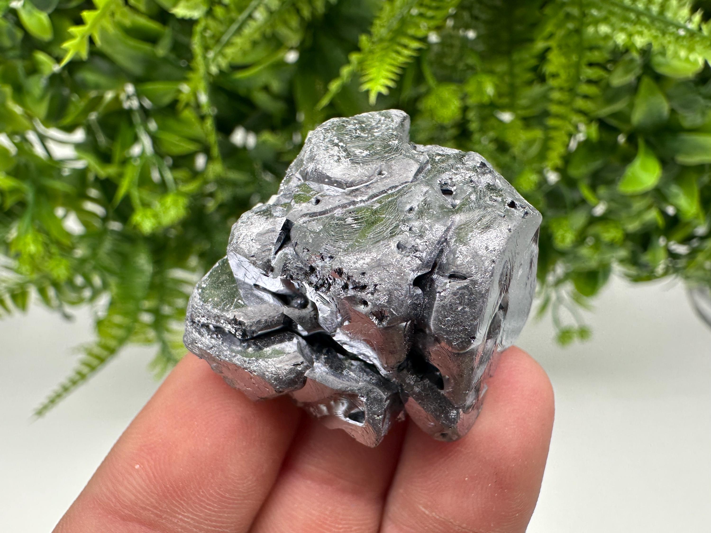 Skeletal Galena on Quartz, Borieva Mine Mineral Specimen