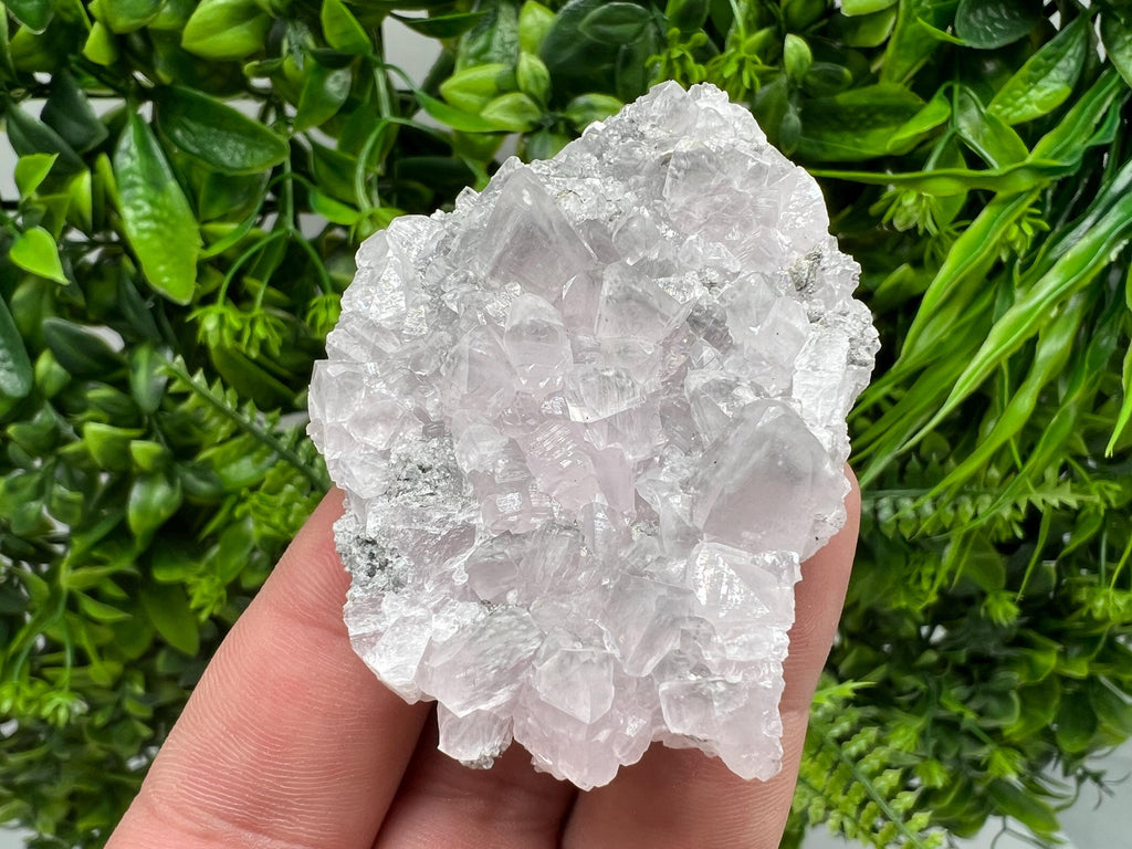 UV Reactive Mangano Calcite Crystal: Androvo Mine, Bulgaria