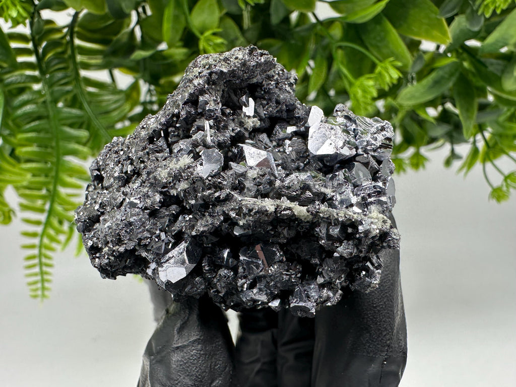 Borieva Mine Galena Sphalerite on Quartz, Bulgaria Crystal Specimen