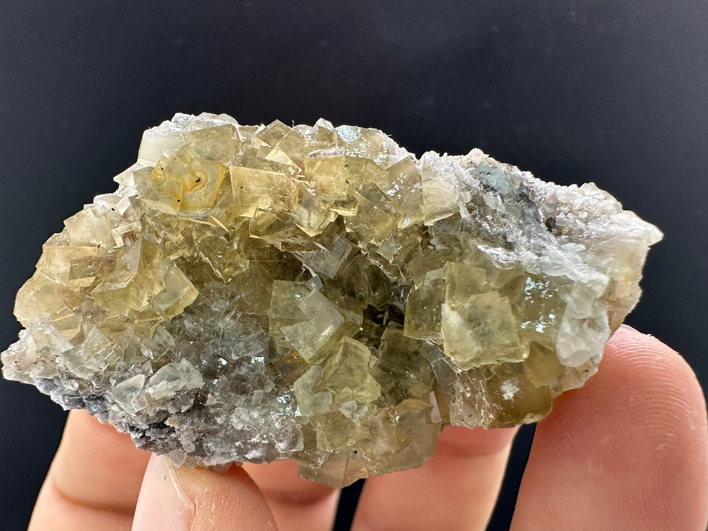 Yellow Fluorite Mineral Specimen from Spain