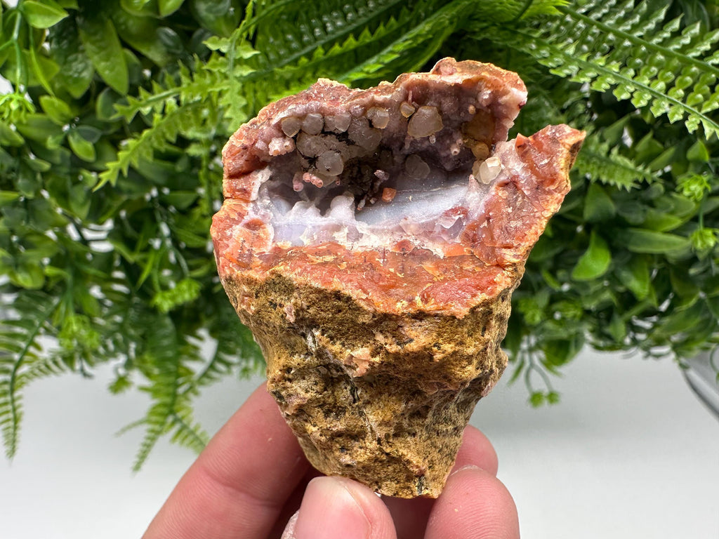 Moroccan Red Chalcedony Crystal, Mineral Specimen