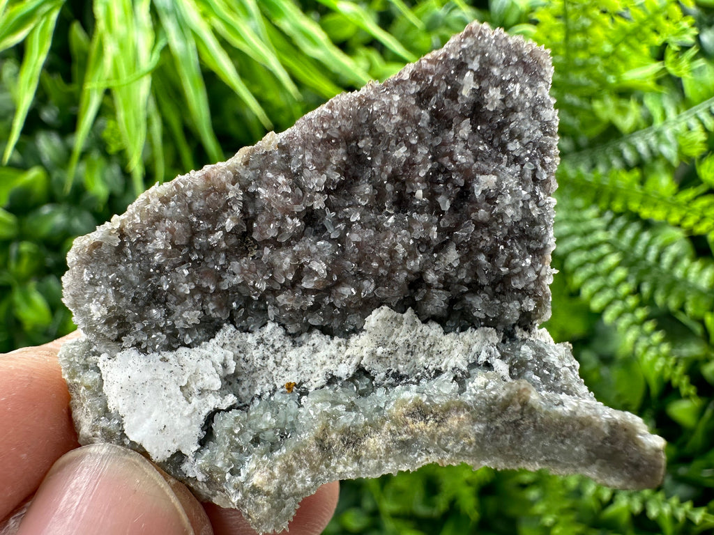 Quartz with Hematite and Chlorite Inclusions, Natural Mineral Specimen