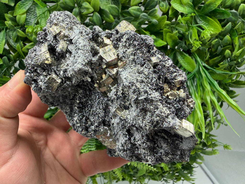 Pyrite Sphalerite Quartz  Mineral Specimen, Krushev dol Mine