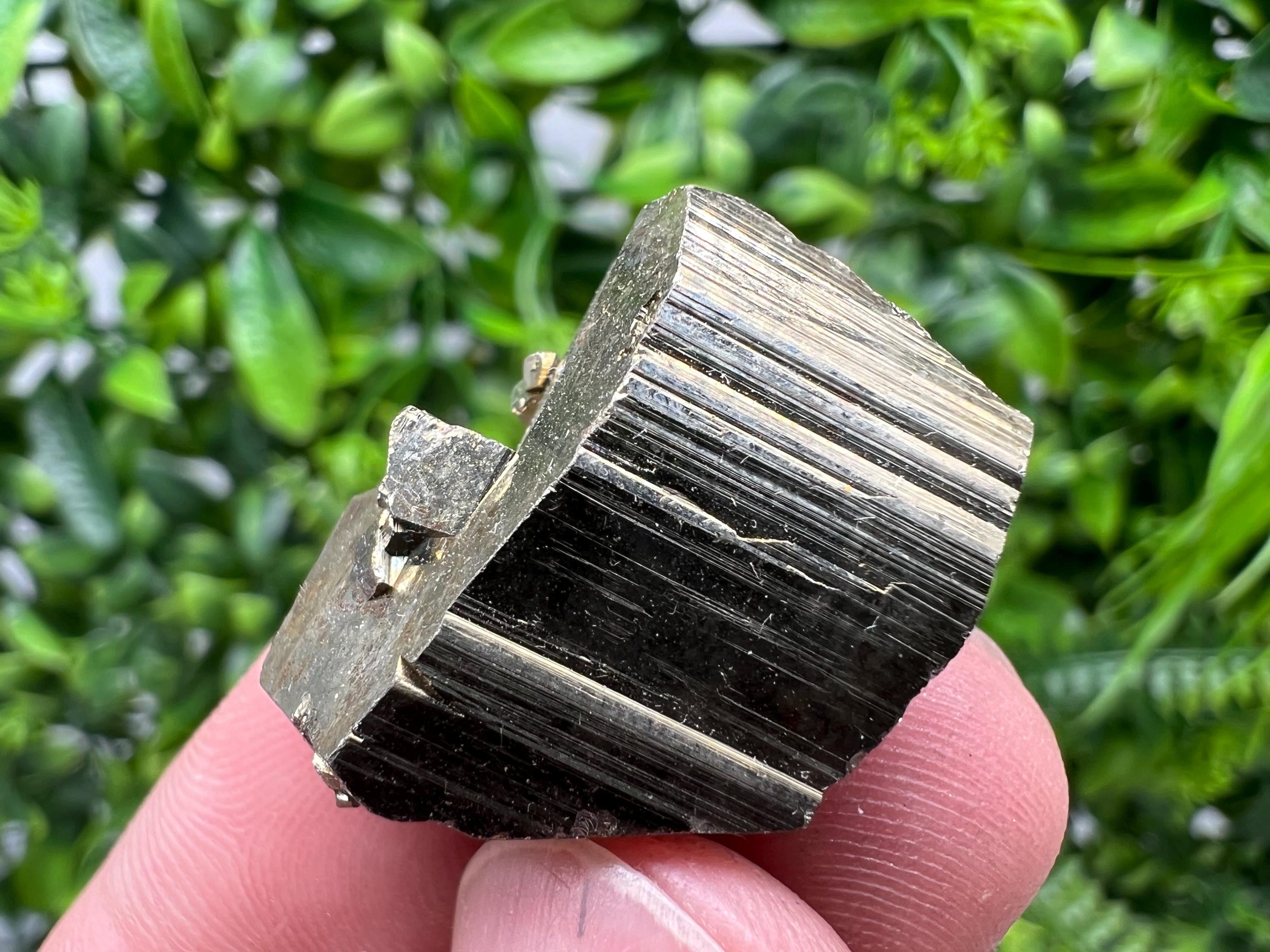 Mini Rainbow Pyrite Cluster, Borieva Mine, Bulgaria