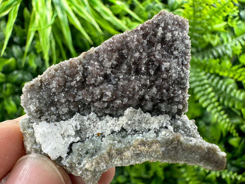 Quartz with Hematite and Chlorite Inclusions, Natural Mineral Specimen