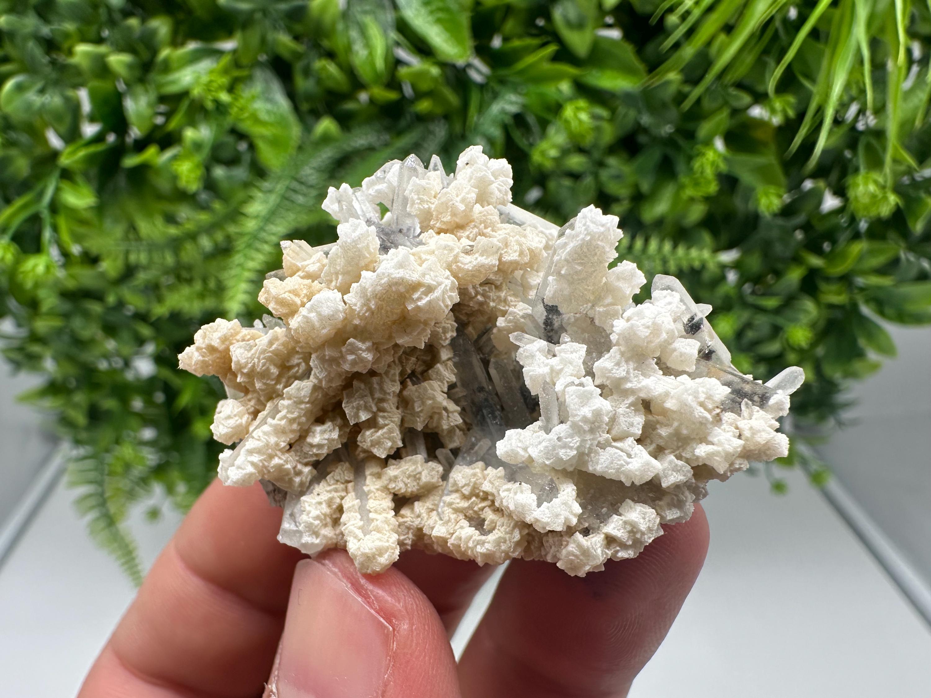 Quartz Calcite Chalcopyrite Specimen: Krushev Dol Mine, Bulgaria