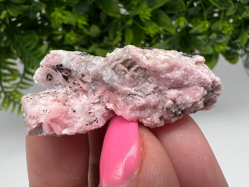 Beautiful Rhodochrosite on Quartz, pink minerals, Starnica Mine, Davidkovo, Bulgaria, natural minerals, collection crystal, gift home decor, collect