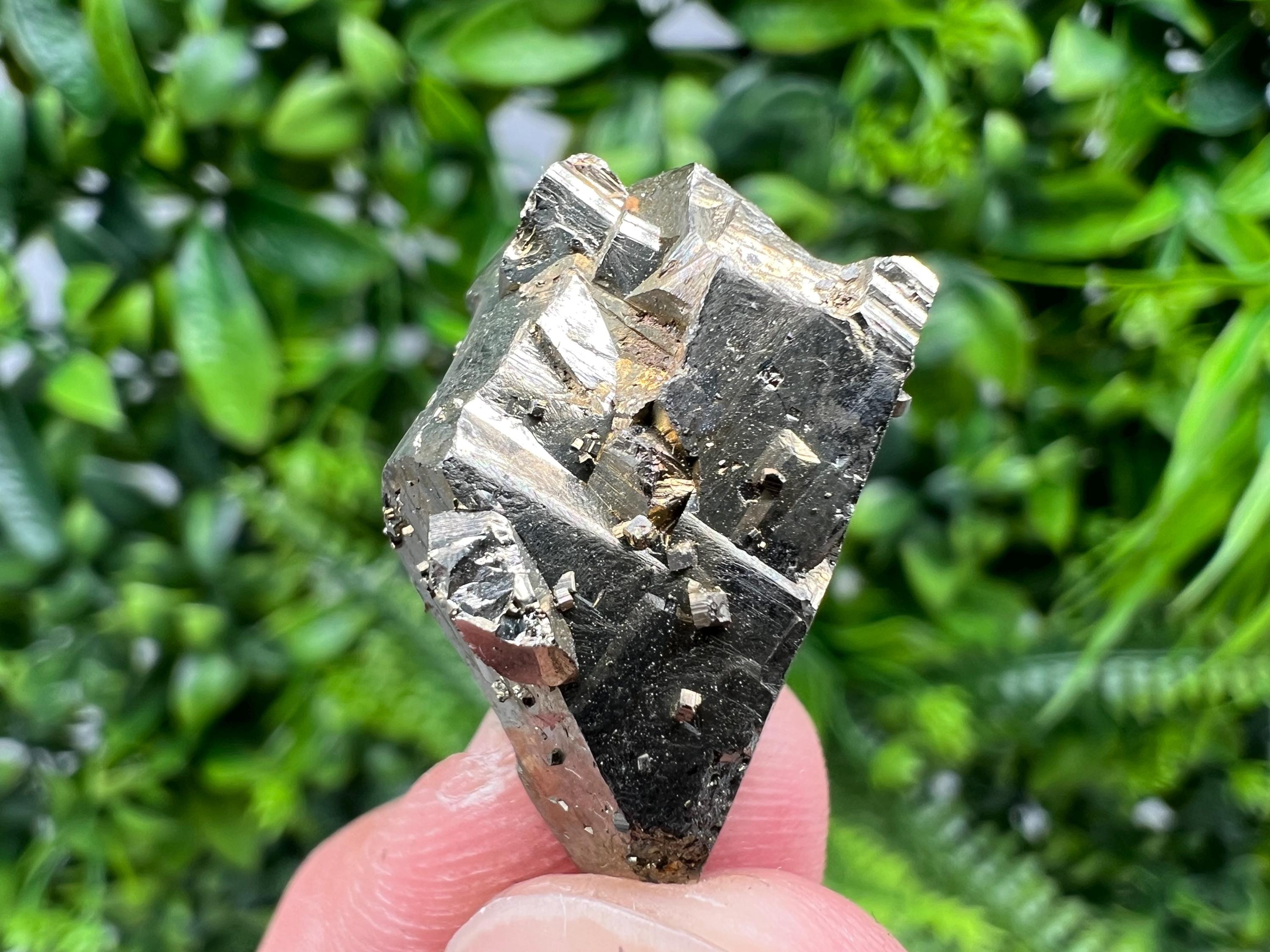 Rainbow Pyrite Cluster, Borieva Mine, Bulgaria