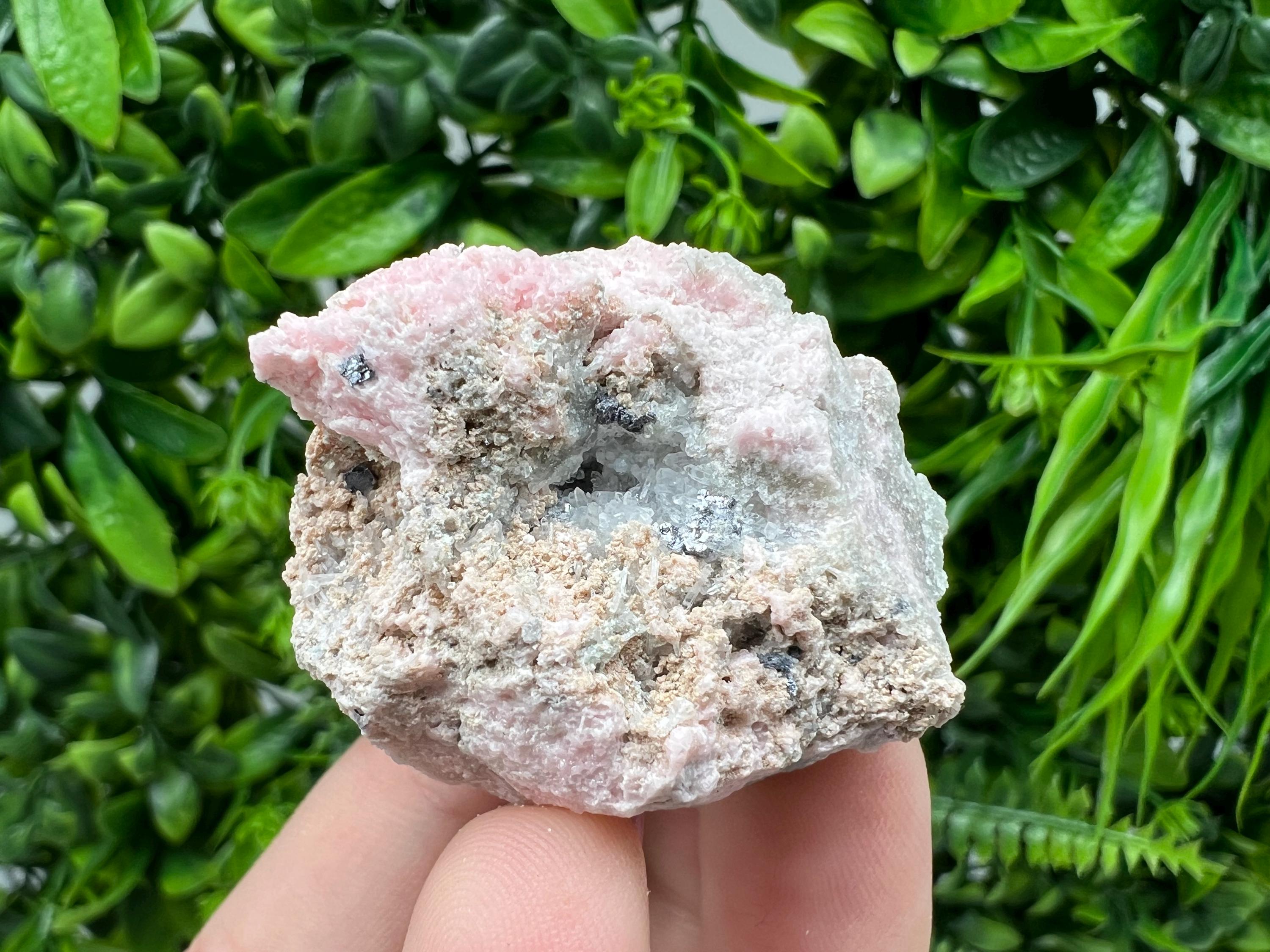 Pink Rhodochrosite Mineral Specimen, Starnica Mine Bulgaria