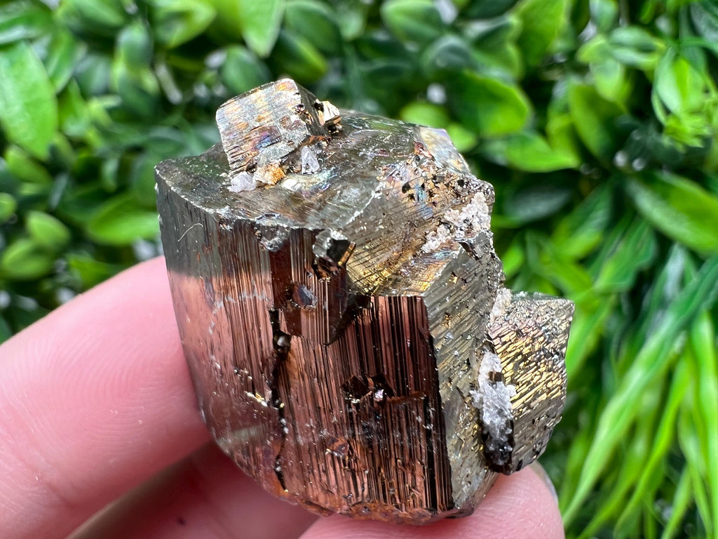 Wonderful Rainbow Pyrite whit Calcite,natural minerals souvenir Crystal,collection stone,rare minerals,home decor,Borieva Bulgaria