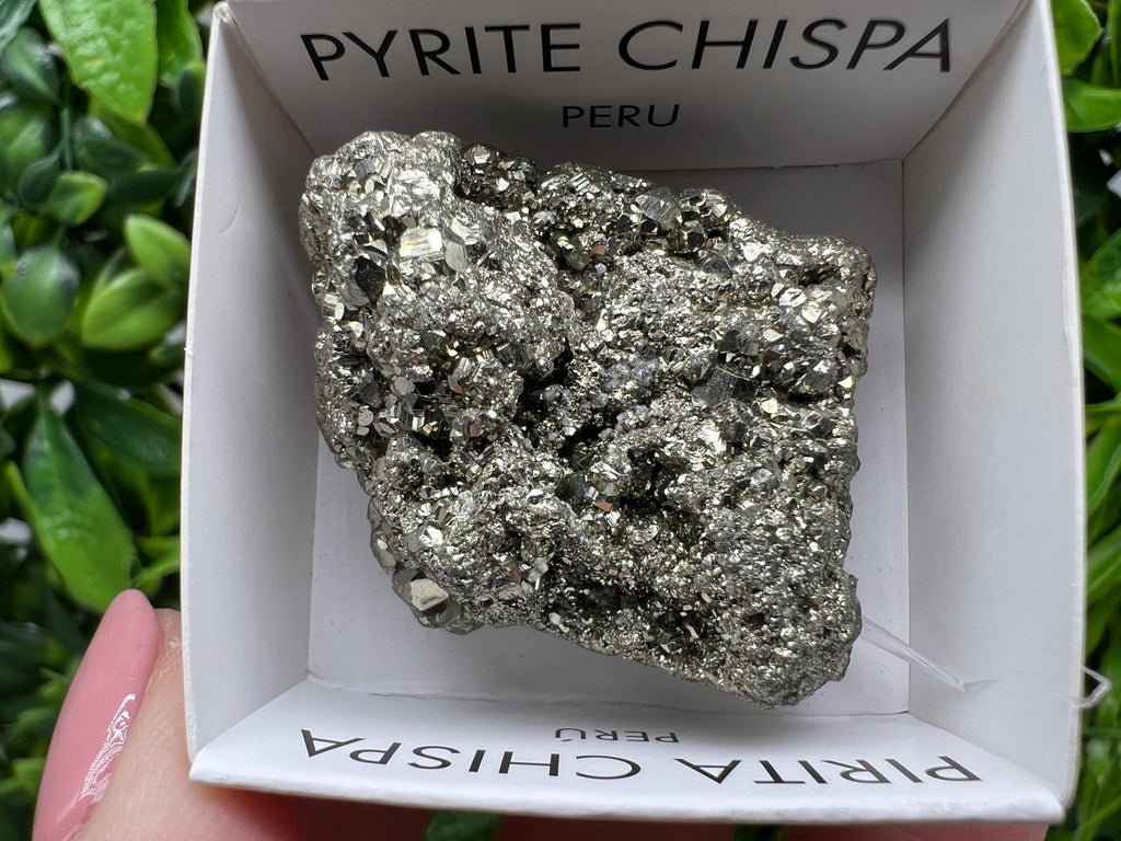 Peruvian Pyrite Specimen, Gold Cube, Shiny Home Decor Stone