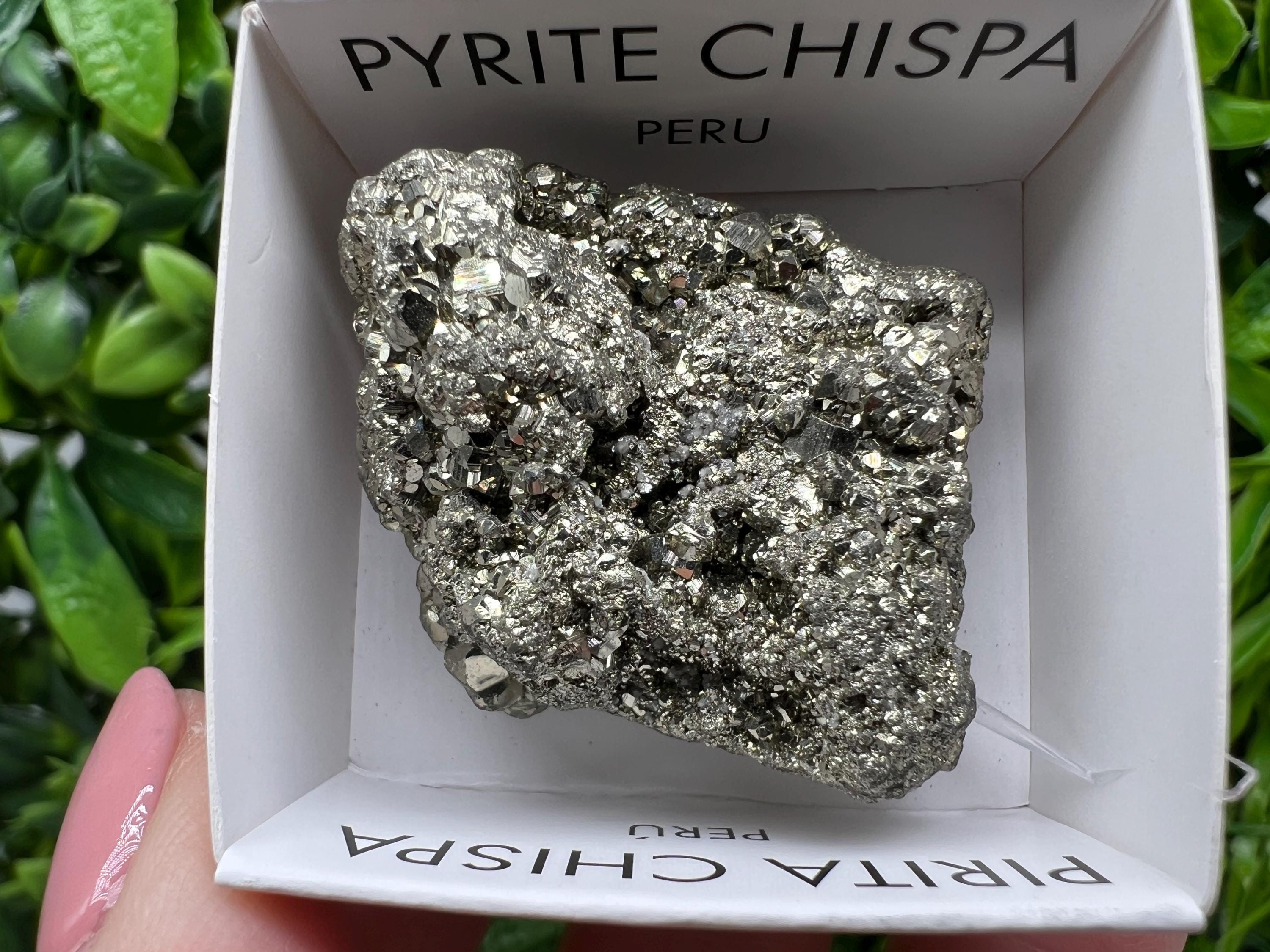 Peruvian Pyrite Specimen, Gold Cube, Shiny Home Decor Stone