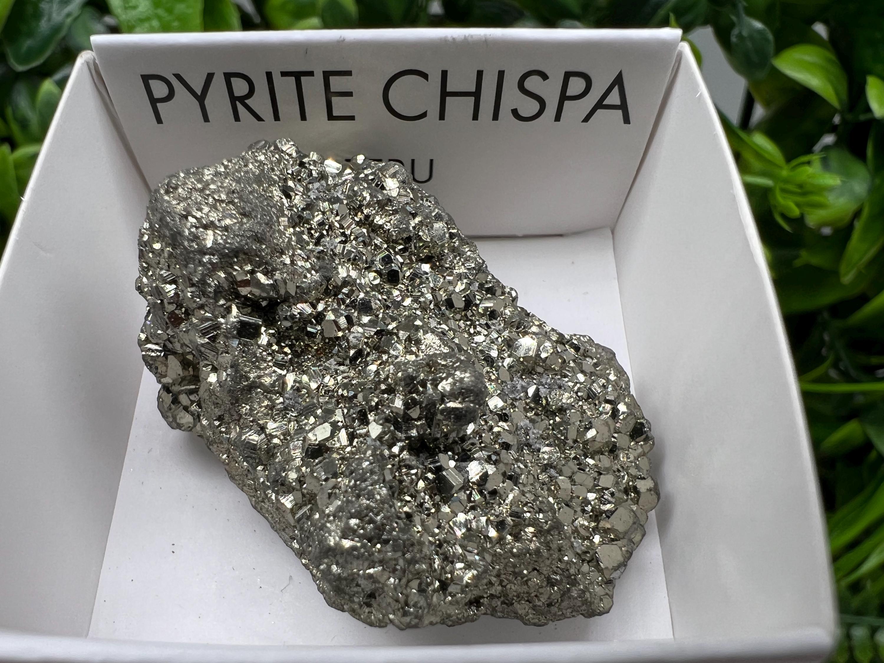 Peruvian Pyrite Cluster, Cube Mineral Specimen, Home Decor Stone