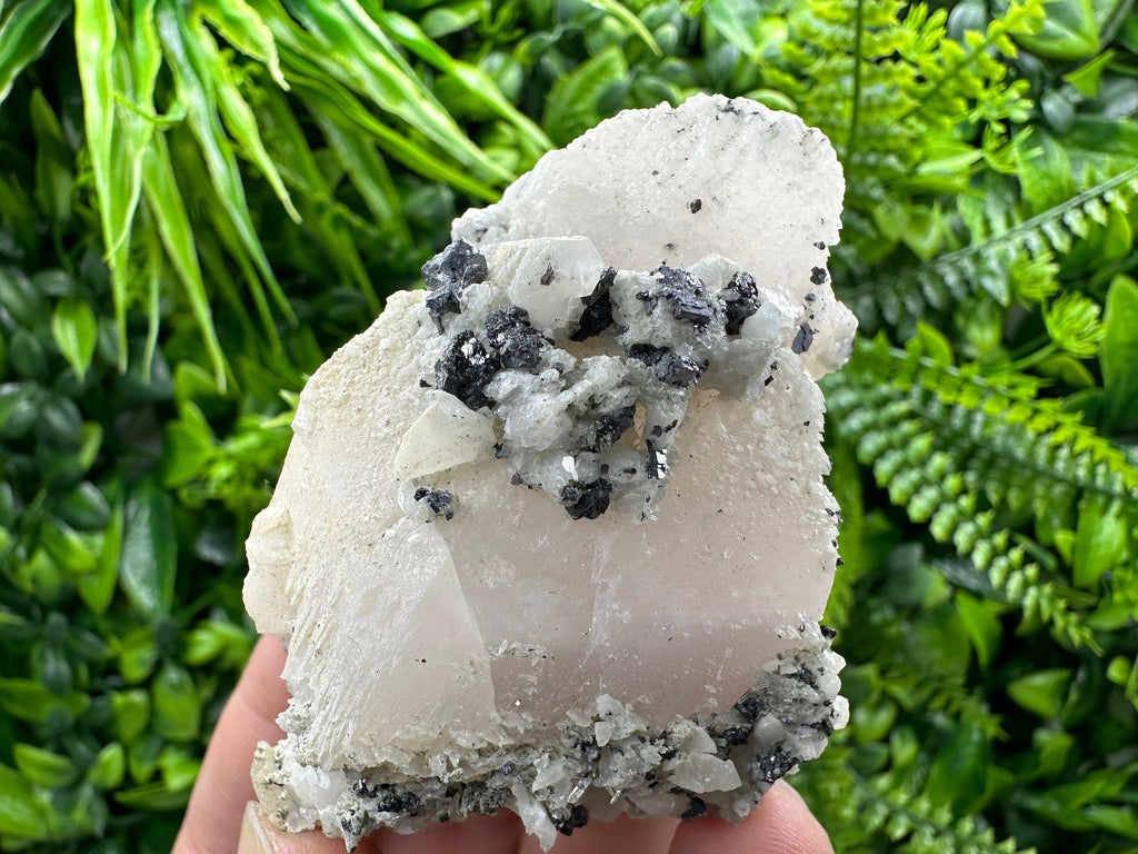 UV Fluorescent Calcite Cluster, Natural Minerals from Borieva Bulgaria