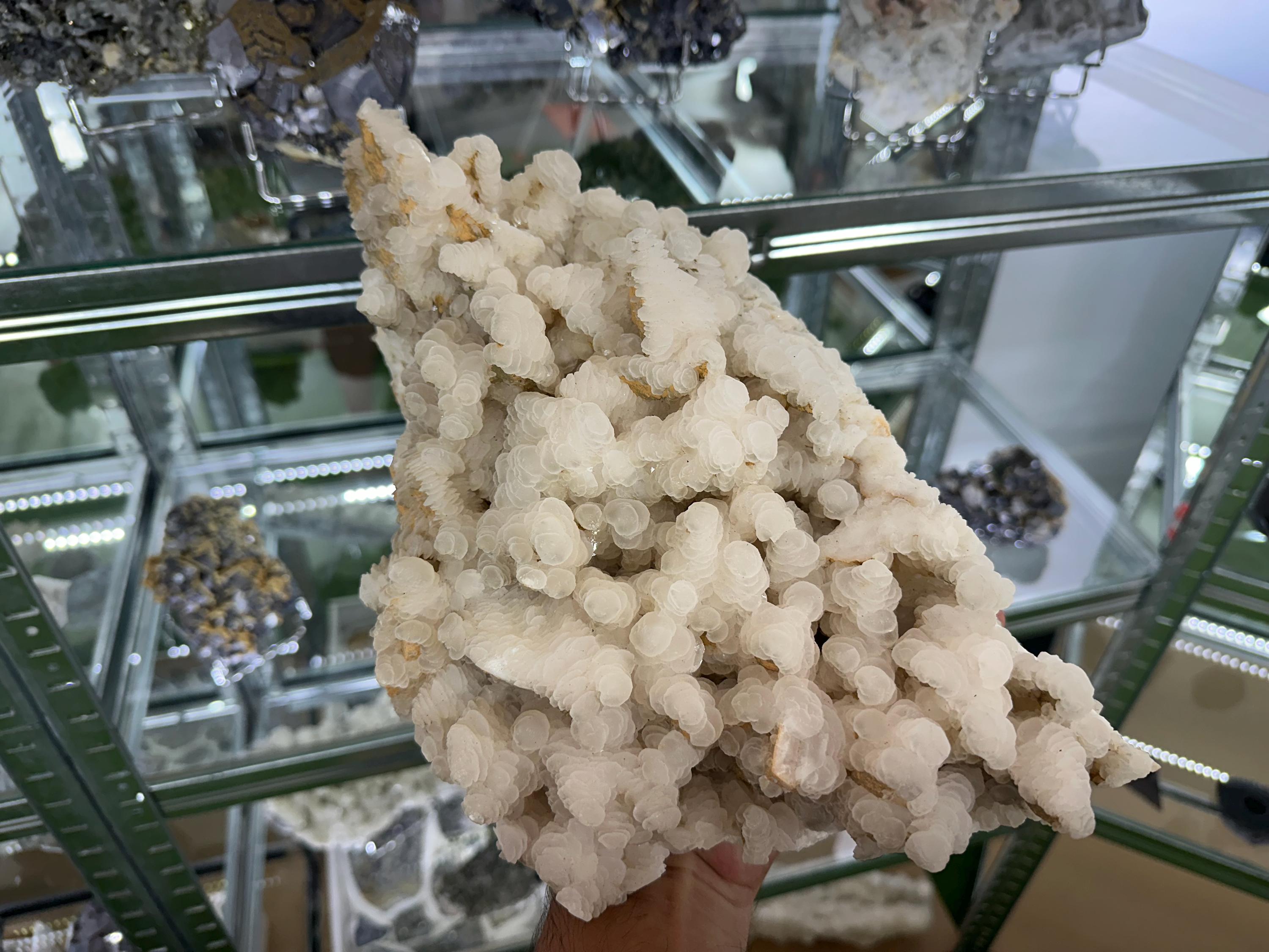 Stunning uv fluorescent Calcite natural minerals souvenir crystal home decor stone gift minerals collection calcite cluster Borieva Bulgaria