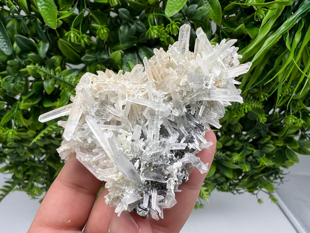 Quartz with Sphalerite Cluster, Krushev dol Bulgaria