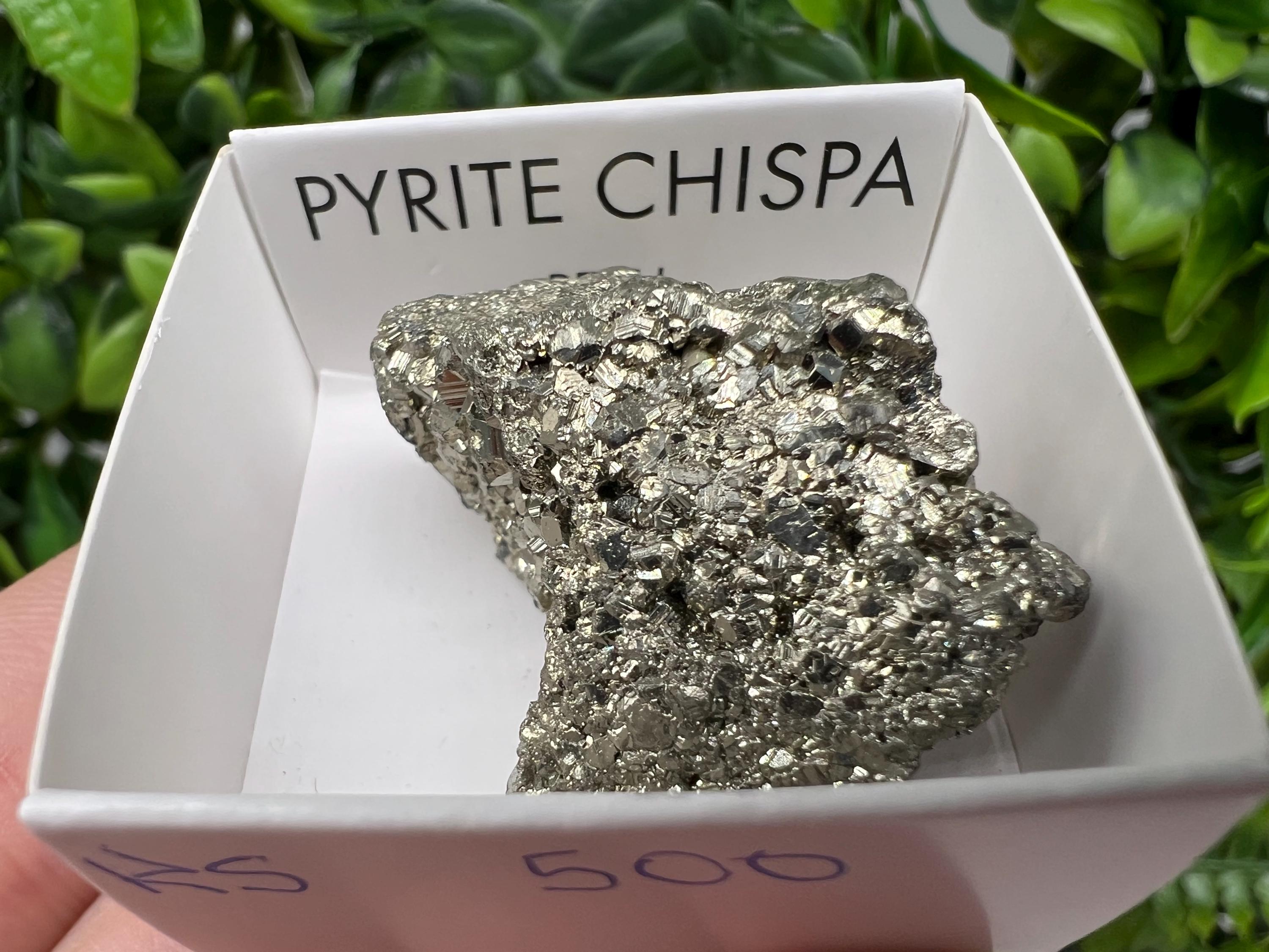 Peruvian Pyrite Cube: Natural Gold Mineral Specimen, Home Decor (3.5/3.5cm