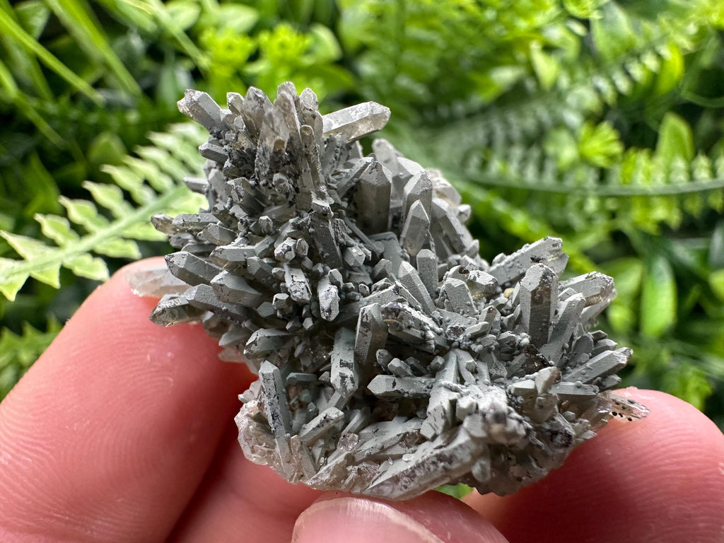 Chlorite Quartz Cluster, Rare Mineral Specimen, Bulgaria