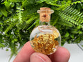 ONE(1)Stunning BOTTLE real gold,Silver Argento,Copper Rame,raw gold Flakes,minerals specimen,home decor,gift idea,souvenir,real gold,22carat