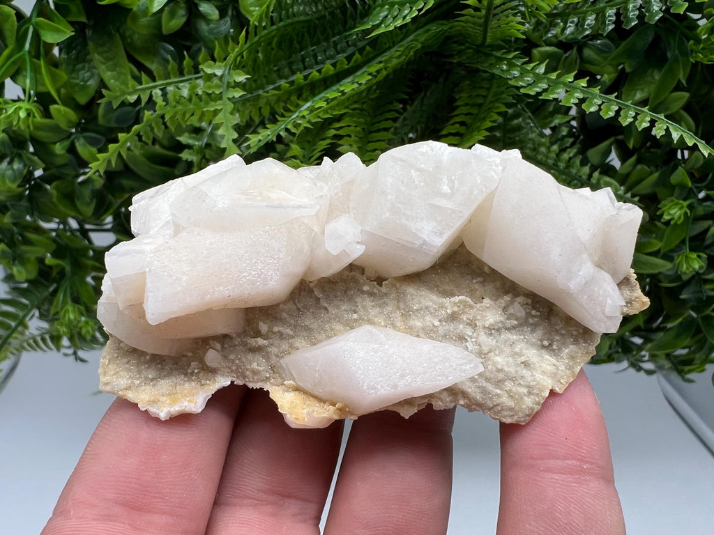 Calcite on Aragonite: Djurcovo Mine, Bulgaria Healing Crystal