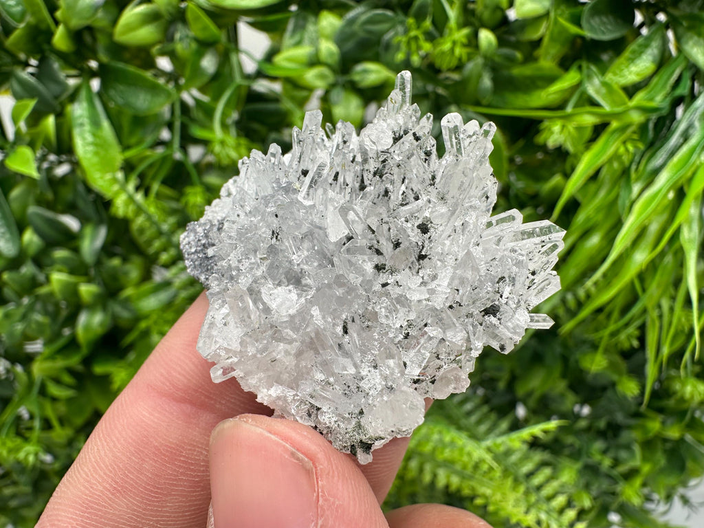 Chlorite Quartz Crystal Cluster - Borieva Mine, Bulgaria